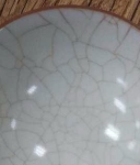 春山玉品汝窑开片斗笠杯