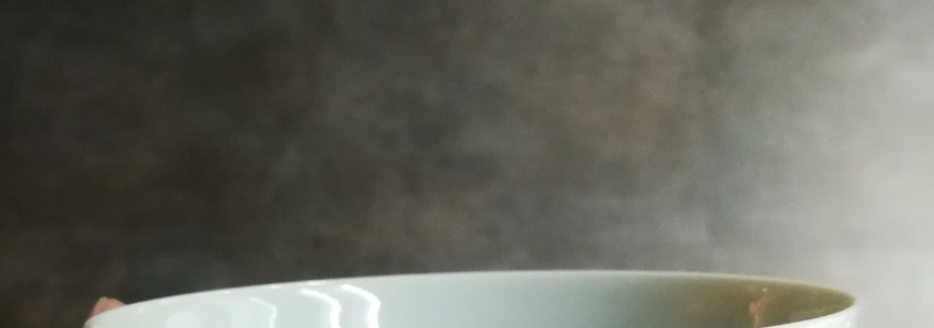 景德镇陈晋铭经草堂手绘宋人画意大茶碗