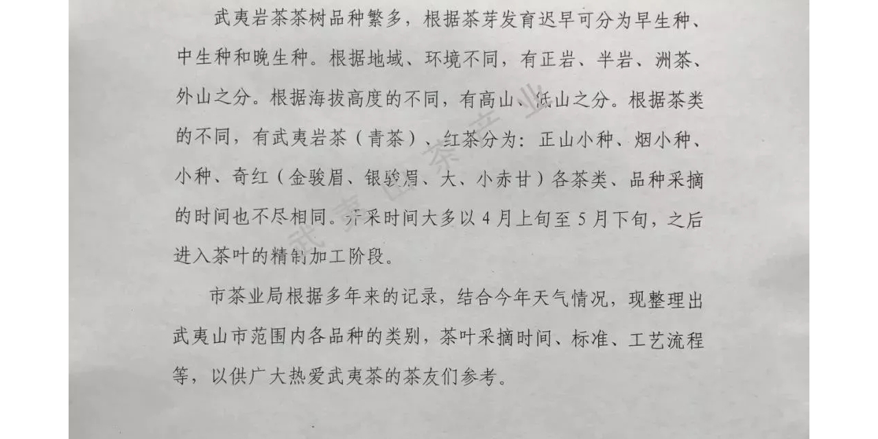 武夷山新茶上市了？官方回应：假的！
